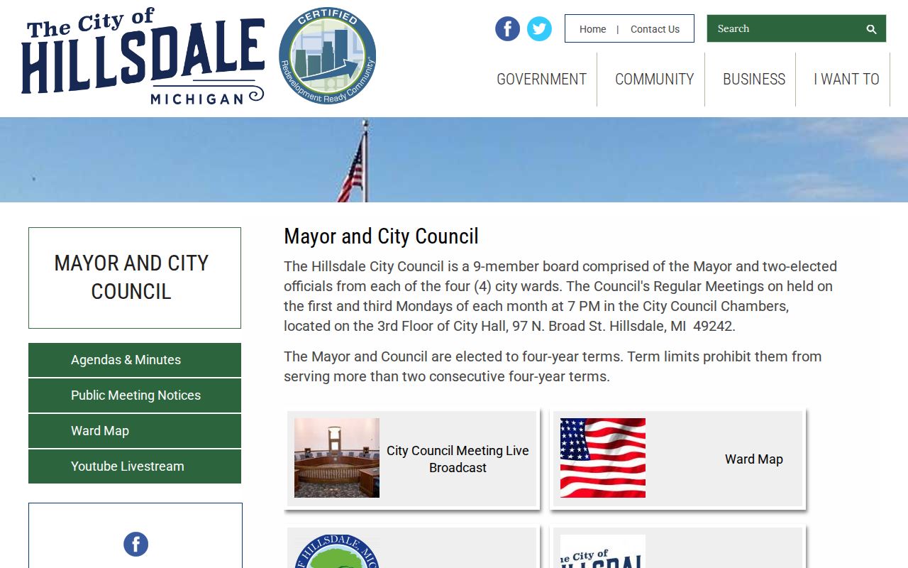 Hillsdale court docket city council contact context